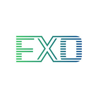 Modern FXO Logo Tasarımı. FXO Minimalist, Profesyonel ve İşletme Kimliği İçin Çok Yönlü Markalaştırma Simgesi