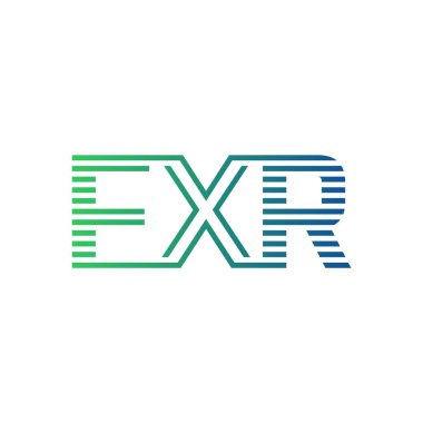 Modern FXR Logo Tasarımı. Harf FXR İş Kimliği Minimalist, Profesyonel ve Çok Yönlü Markalaştırma Simgesi