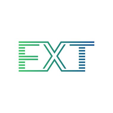 Modern FXT Logo Tasarımı. İş Kimliği için FXT Minimalist, Profesyonel ve Çok Yönlü Markalaştırma Simgesi