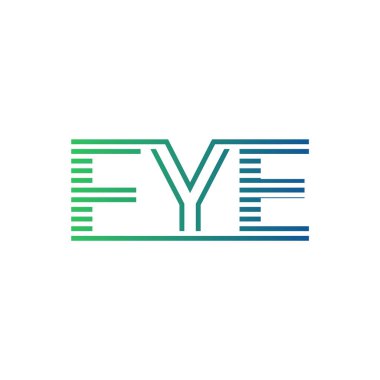 Modern FYE Logo Tasarımı. FYE Minimalist, Profesyonel ve Çok Yönlü İşletme Kimliği Simgesi