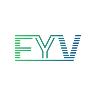 Modern FYV Logo Tasarımı. FYV Minimalist, Profesyonel ve Çok Yönlü İşletme Kimliği Simgesi
