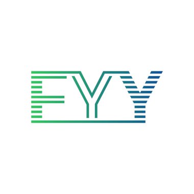 Modern FYY Logo Tasarımı. FYY Minimalist, Profesyonel ve Çok Yönlü İşletme Kimliği Simgesi
