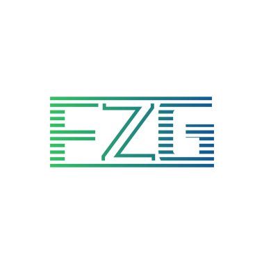 Modern FZG Logo Tasarımı. İş Kimliği için FZG Minimalist, Profesyonel ve Çok Yönlü Markalaştırma Simgesi