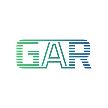 Modern GAR Logo Tasarımı. GAR Minimalist, Profesyonel ve İş Kimliği için Çok Yönlü Markalaştırma Simgesi