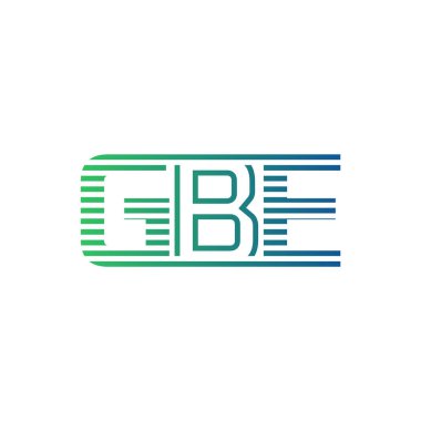 Modern GBE Logo Tasarımı. GBE Minimalist, Profesyonel ve İş Kimliği için Çok Yönlü Markalaştırma Simgesi