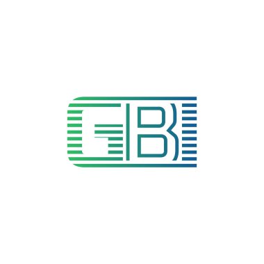 Modern GBI Logo Tasarımı. Harf GBI İş Kimliği Minimalist, Profesyonel ve Çok Yönlü Markalaştırma Simgesi