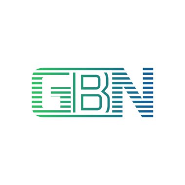 Modern GBN Logo Tasarımı. İş Kimliği için GBN Minimalist, Profesyonel ve Çok Yönlü Markalaştırma Simgesi