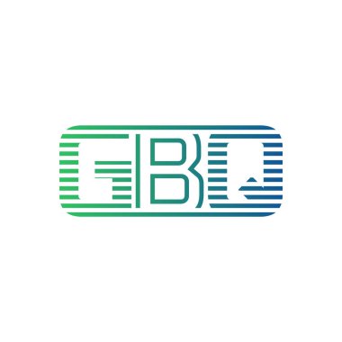 Modern GBQ Logo Tasarımı. İş Kimliği için GBQ Minimalist, Profesyonel ve Çok Yönlü Markalaştırma Simgesi