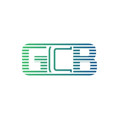 Modern GCB Logo Tasarımı. İş Kimliği için GCB Minimalist, Profesyonel ve Çok Yönlü Markalaştırma Simgesi