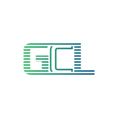 Modern GCL Logo Tasarımı. İş Kimliği için GCL Minimalist, Profesyonel ve Çok Yönlü Markalaştırma Simgesi