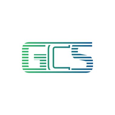Modern GCS Logo Tasarımı. İş Kimliği için GCS Minimalist, Profesyonel ve Çok Yönlü Markalaştırma Simgesi