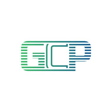 Modern GCP Logo Tasarımı. Harf GCP İş Kimliği Minimalist, Profesyonel ve Çok Yönlü Markalaştırma Simgesi