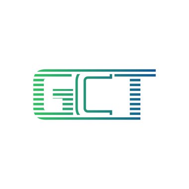 Modern GCT Logo Tasarımı. GCT Minimalist, Profesyonel ve İş Kimliği için Çok Yönlü Markalaştırma Simgesi