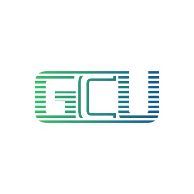 Modern GCU Logo Tasarımı. GCU Minimalist, Profesyonel ve Çok Yönlü İşletme Kimliği Simgesi