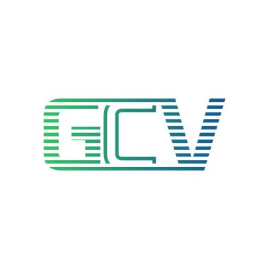 Modern GCV Logo Tasarımı. İş Kimliği için GCV Minimalist, Profesyonel ve Çok Yönlü Markalaştırma Simgesi