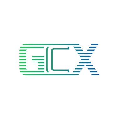 Modern GCX Logo Tasarımı. İş Kimliği için GCX Minimalist, Profesyonel ve Çok Yönlü Markalaştırma Simgesi