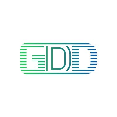 Modern GDD Logo Tasarımı. İş Kimliği için GDD Minimalist, Profesyonel ve Çok Yönlü Markalaştırma Simgesi