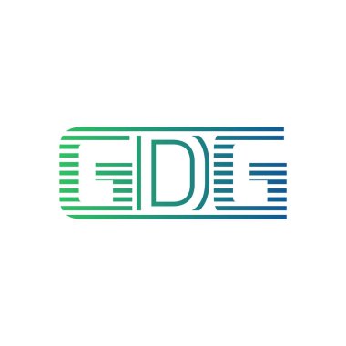Modern GDG Logo Tasarımı. İş Kimliği için GDG Minimalist, Profesyonel ve Çok Yönlü Markalaştırma Simgesi