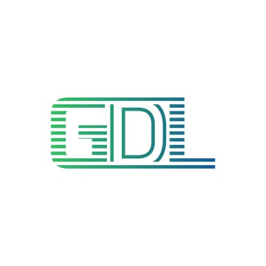 Modern GDL Logo Tasarımı. İş Kimliği için GDL Minimalist, Profesyonel ve Çok Yönlü Markalaştırma Simgesi
