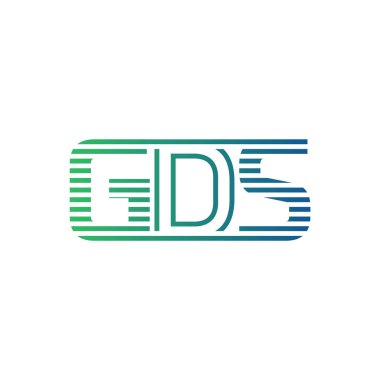 Modern GDS Logo Tasarımı. İş Kimliği için GDS Minimalist, Profesyonel ve Çok Yönlü Markalaştırma Simgesi