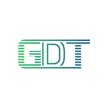 Modern GDT Logo Tasarımı. İş Kimliği için GDT Minimalist, Profesyonel ve Çok Yönlü Markalaştırma Simgesi