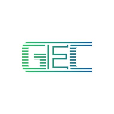 Modern GEC Logo Tasarımı. GEC Minimalist, Profesyonel ve İş Kimliği için Çok Yönlü Markalaştırma Simgesi