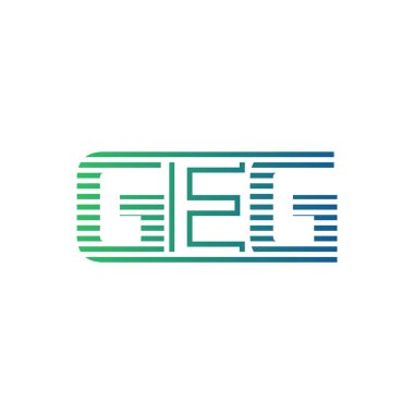 Modern GEG Logo Tasarımı. GEG Minimalist, Profesyonel ve İş Kimliği için Çok Yönlü Markalaştırma Simgesi
