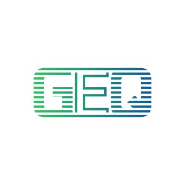 Modern GEQ Logo Tasarımı. GEQ Minimalist, Profesyonel ve İş Kimliği için Çok Yönlü Markalaştırma Simgesi