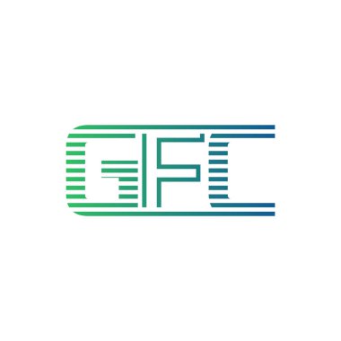 Modern GFC Logo Tasarımı. İş Kimliği için GFC Minimalist, Profesyonel ve Çok Yönlü Markalaştırma Simgesi