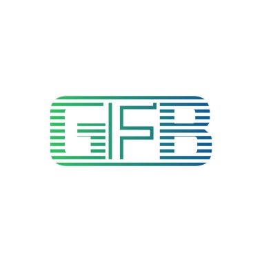 Modern GFB Logo Tasarımı. İş Kimliği için GFB Minimalist, Profesyonel ve Çok Yönlü Markalaştırma Simgesi