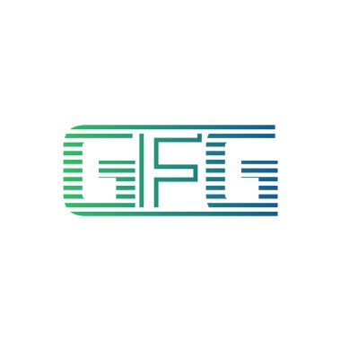 Modern GFG Logo Tasarımı. İş Kimliği için GFG Minimalist, Profesyonel ve Çok Yönlü Markalaştırma Simgesi