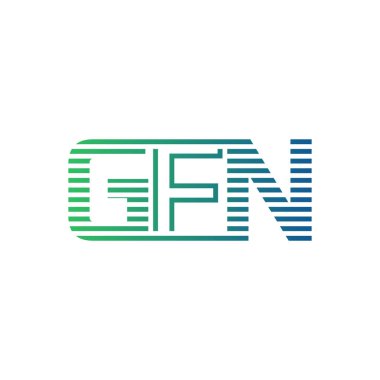 Modern GFN Logo Tasarımı. İş Kimliği için GFN Minimalist, Profesyonel ve Çok Yönlü Markalaştırma Simgesi