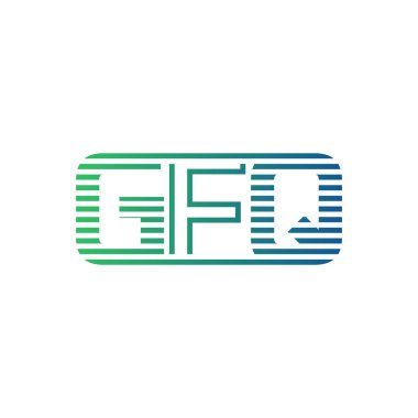 Modern GFQ Logo Tasarımı. İş Kimliği için GFQ Minimalist, Profesyonel ve Çok Yönlü Markalaştırma Simgesi