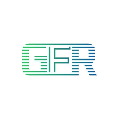 Modern GFR Logo Tasarımı. İş Kimliği İçin GFR Minimalist, Profesyonel ve Çok Yönlü Markalaştırma Simgesi