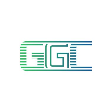Modern GGC Logo Tasarımı. İş Kimliği için GGC Minimalist, Profesyonel ve Çok Yönlü Markalaştırma Simgesi