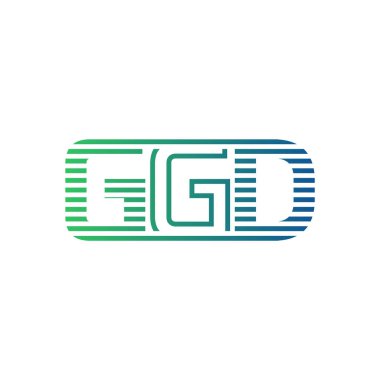 Modern GGD Logo Tasarımı. İş Kimliği için GGD Minimalist, Profesyonel ve Çok Yönlü Markalaştırma Simgesi