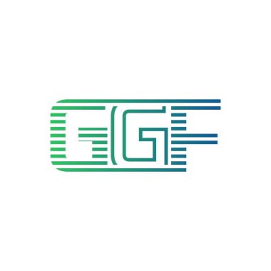 Modern GGF Logo Tasarımı. İş Kimliği için GGF Minimalist, Profesyonel ve Çok Yönlü Markalaştırma Simgesi
