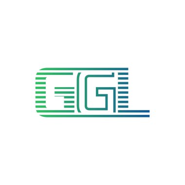 Modern GGL Logo Tasarımı. İş Kimliği için GGL Minimalist, Profesyonel ve Çok Yönlü Markalaştırma Simgesi