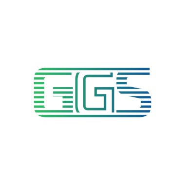 Modern GGS Logo Tasarımı. Harf GGS Minimalist, Profesyonel ve İş Kimliği için Çok Yönlü Markalaştırma Simgesi