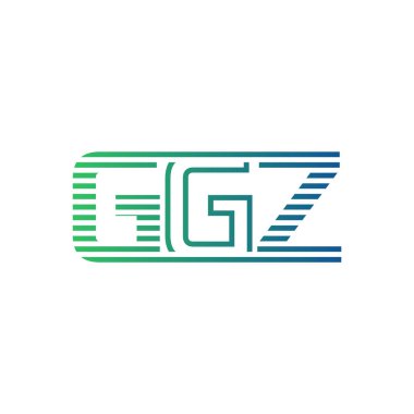Modern GGZ Logo Tasarımı. İş Kimliği için GGZ Minimalist, Profesyonel ve Çok Yönlü Markalaştırma Simgesi