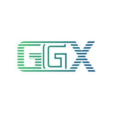 Modern GGX Logo Tasarımı. İş Kimliği için GGX Minimalist, Profesyonel ve Çok Yönlü Markalaştırma Simgesi