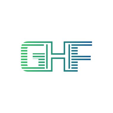 Modern GHF Logo Design. Letter GHF Minimalist, Professional, and Versatile Branding Icon for Business Identity clipart