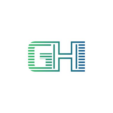 Modern GHI Logo Tasarımı. İş Kimliği için GHI Minimalist, Profesyonel ve Çok Yönlü Markalaştırma Simgesi