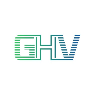 Modern GHV Logo Tasarımı. İş Kimliği için GHV Minimalist, Profesyonel ve Çok Yönlü Markalaştırma Simgesi