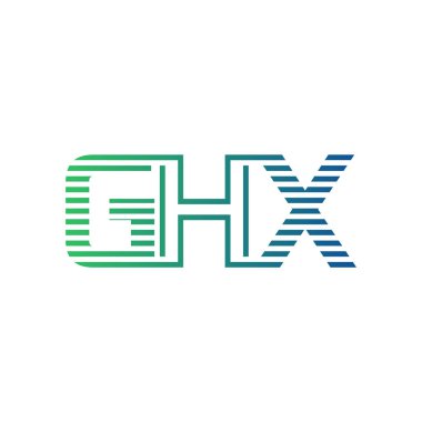 Modern GHX Logo Tasarımı. GHX Harfi Minimalist, Profesyonel ve İş Kimliği için Çok Yönlü Markalaştırma Simgesi