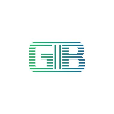 Modern GIB Logo Tasarımı. GIB Minimalist, Profesyonel ve İş Kimliği için Çok Yönlü Markalaştırma Simgesi