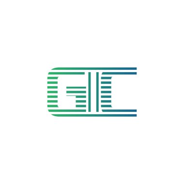 Modern GIC Logo Tasarımı. GIC Minimalist, Profesyonel ve İş Kimliği için Çok Yönlü Markalaştırma Simgesi