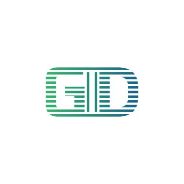 Modern GID Logo Tasarımı. Harf GID İş Kimliği Minimalist, Profesyonel ve Çok Yönlü Markalaştırma Simgesi