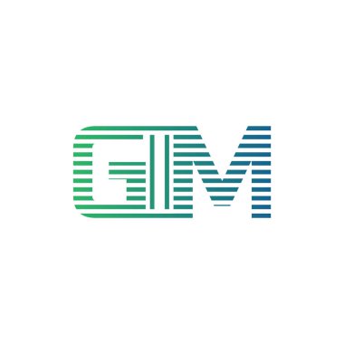 Modern GIM Logo Tasarımı. GIM Minimalist, Profesyonel ve İş Kimliği için Çok Yönlü Markalaştırma Simgesi