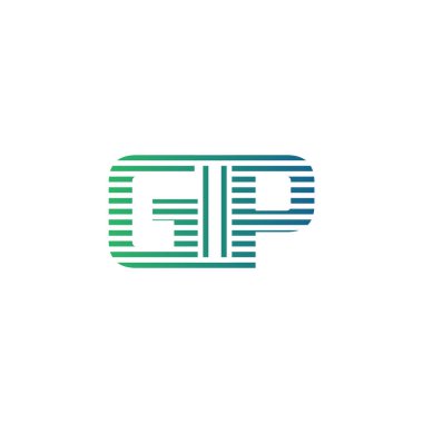 Modern GIP Logo Tasarımı. Harf GIP İşletme Kimliği Minimalist, Profesyonel ve Çok Yönlü Markalaştırma Simgesi